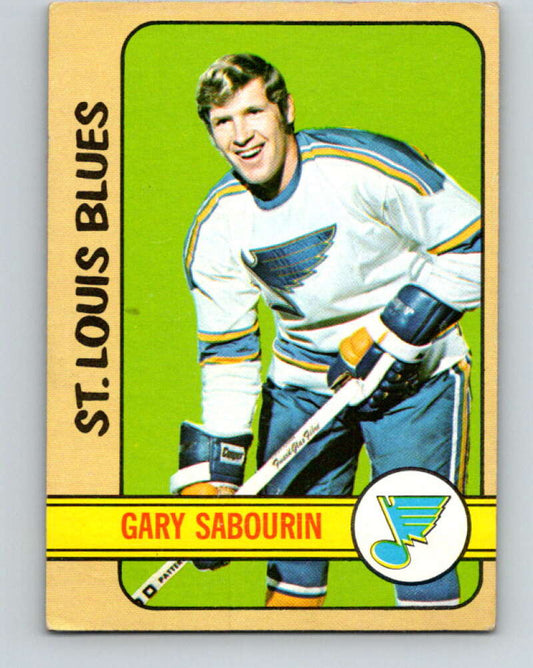 1972-73 Topps #163 Gary Sabourin  St. Louis Blues  V16605