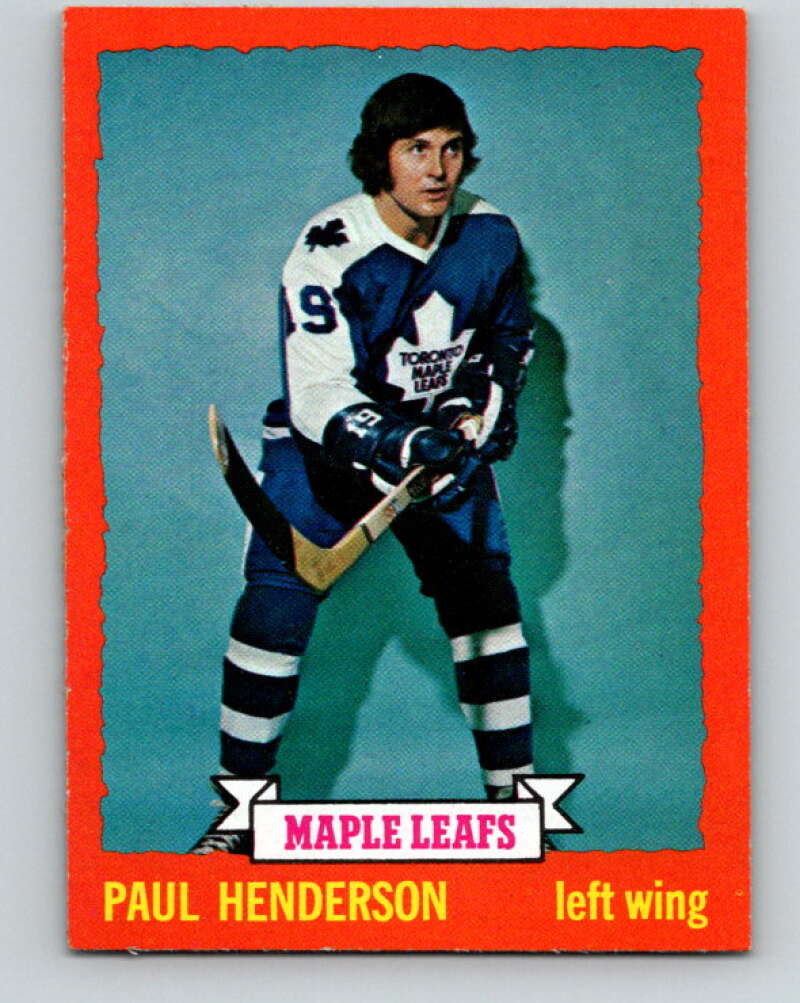 1973-74 Topps #7 Paul Henderson  Toronto Maple Leafs  V16615