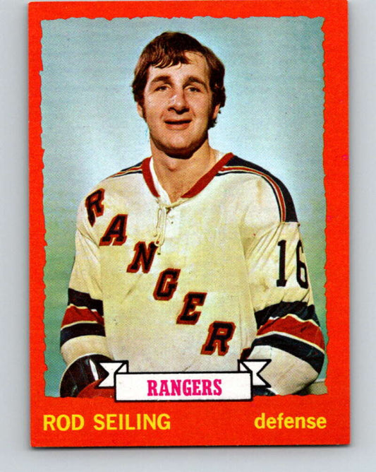 1973-74 Topps #9 Rod Seiling  New York Rangers  V16618