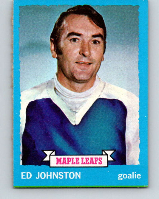1973-74 Topps #23 Ed Johnston  Toronto Maple Leafs  V16625
