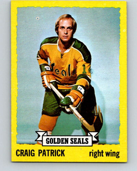 1973-74 Topps #52 Craig Patrick  California Golden Seals  V16634