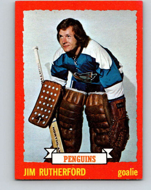 1973-74 Topps #59 Jim Rutherford  Pittsburgh Penguins  V16640