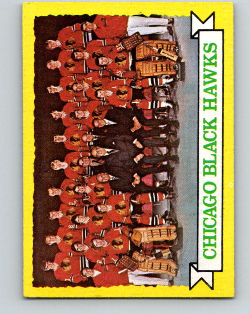 1973-74 Topps #96 Blackhawks Team  Chicago Blackhawks  V16657