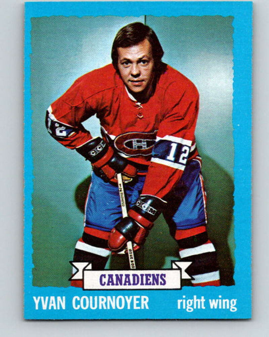 1973-74 Topps #115 Yvan Cournoyer  Montreal Canadiens  V16667