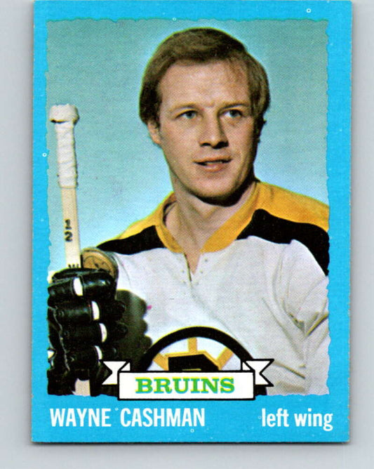 1973-74 Topps #166 Wayne Cashman  Boston Bruins  V16685