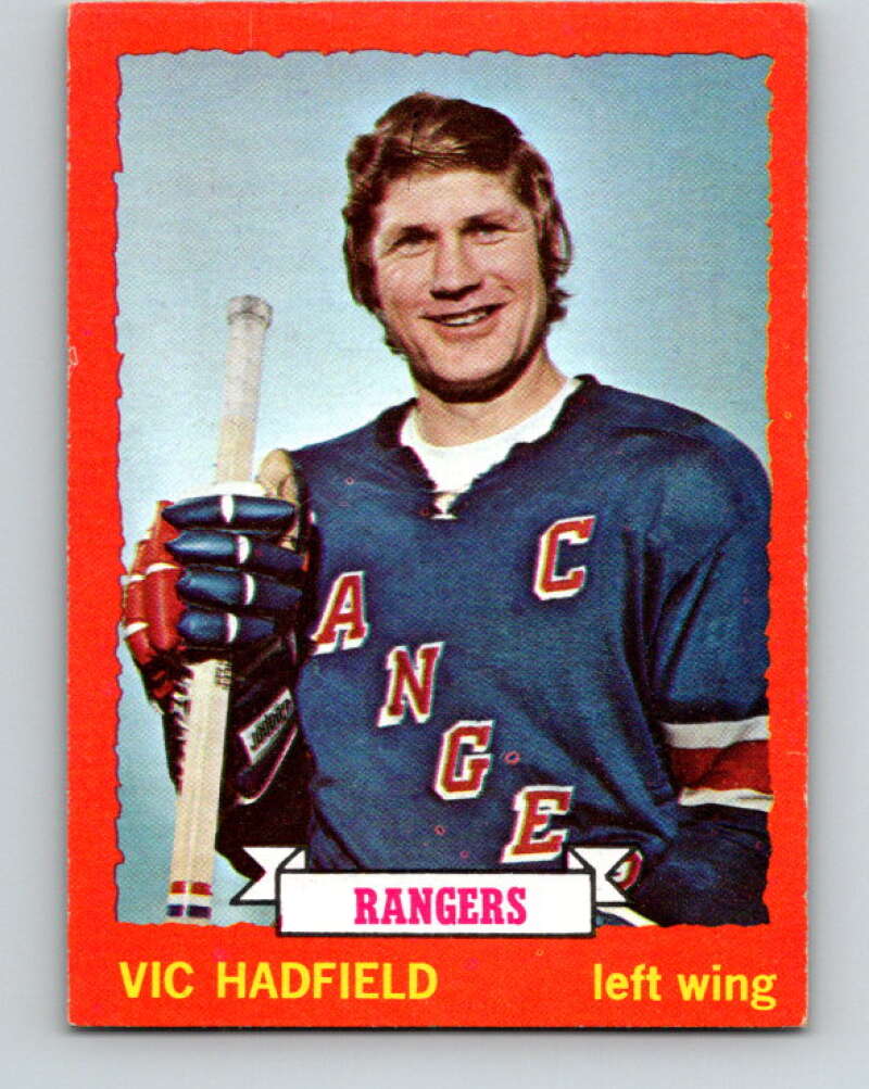 1973-74 Topps #181 Vic Hadfield  New York Rangers  V16695