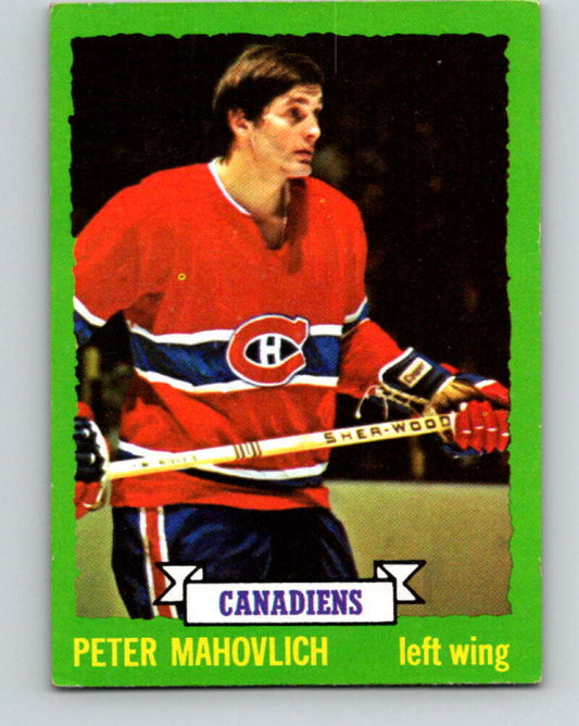 1973-74 Topps #186 Pete Mahovlich  Montreal Canadiens  V16696