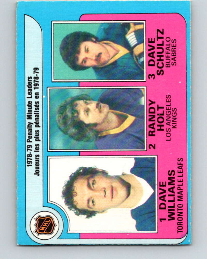 1979-80 O-Pee-Chee #4 Williams/Holt/Schultz LL  V16747