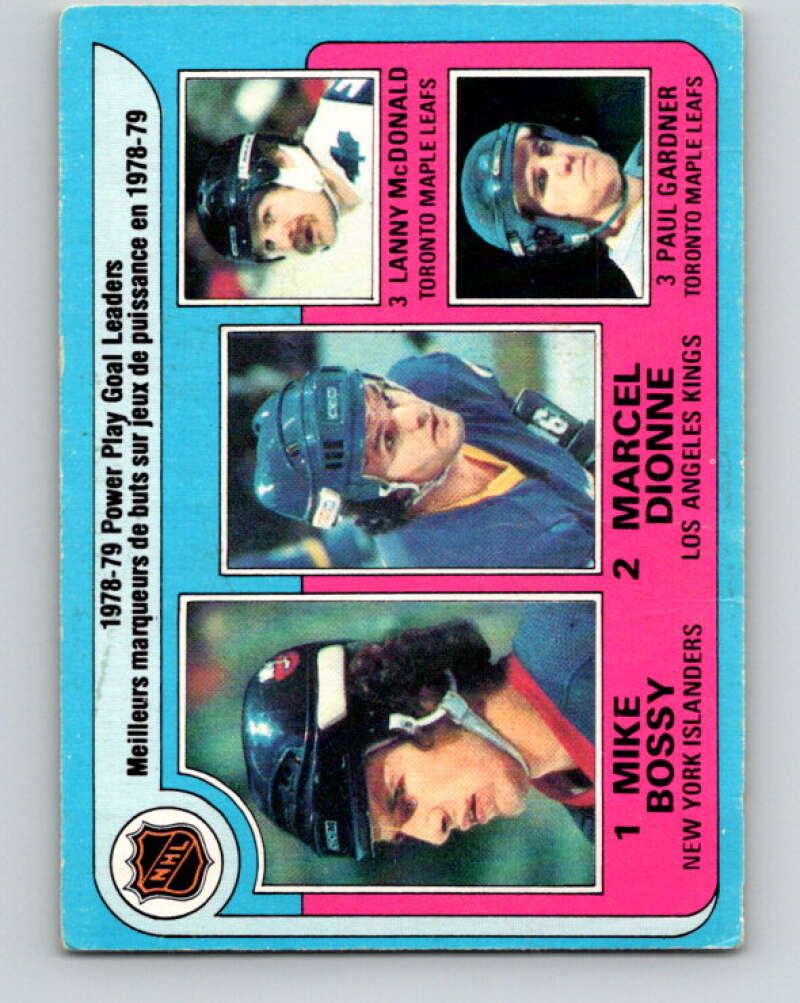 1979-80 O-Pee-Chee #5 Bossy/Dionne/McDonald/Gardner  V16753