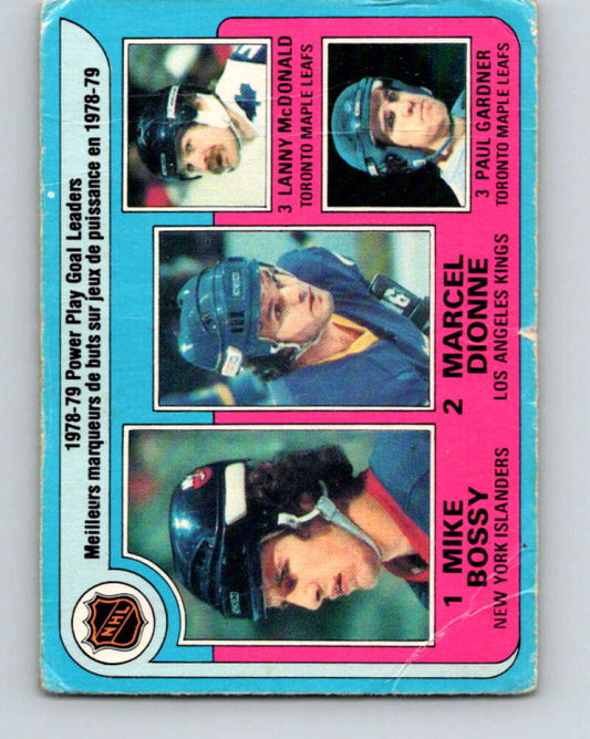 1979-80 O-Pee-Chee #5 Bossy/Dionne/McDonald/Gardner  V16756