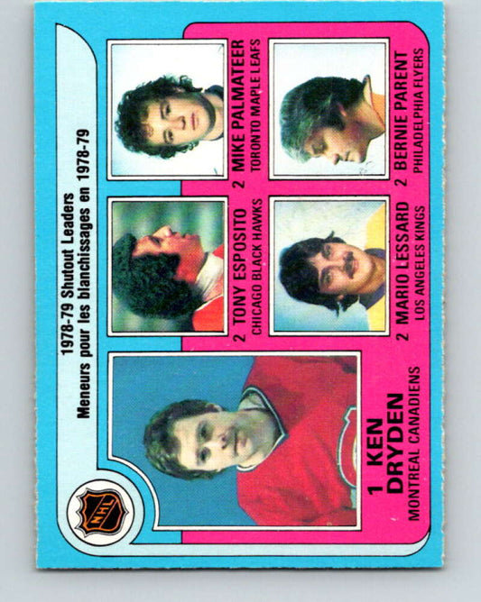 1979-80 O-Pee-Chee #8 Dryden/Esposito/Palmateer/Lessard/Parent  V16781