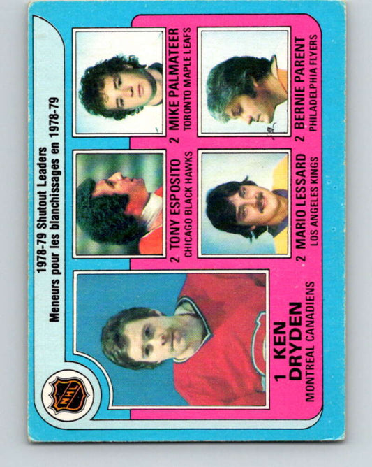 1979-80 O-Pee-Chee #8 Dryden/Esposito/Palmateer/Lessard/Parent  V16788