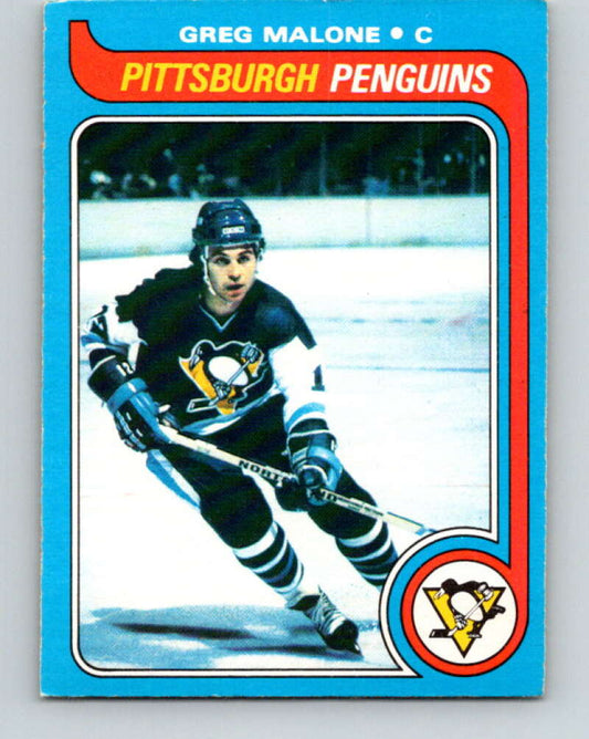 1979-80 O-Pee-Chee #9 Greg Malone  Pittsburgh Penguins  V16799