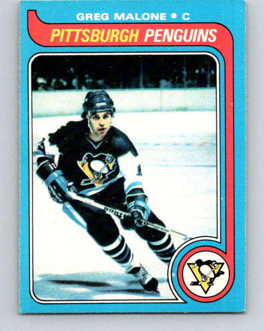 1979-80 O-Pee-Chee #9 Greg Malone  Pittsburgh Penguins  V16801