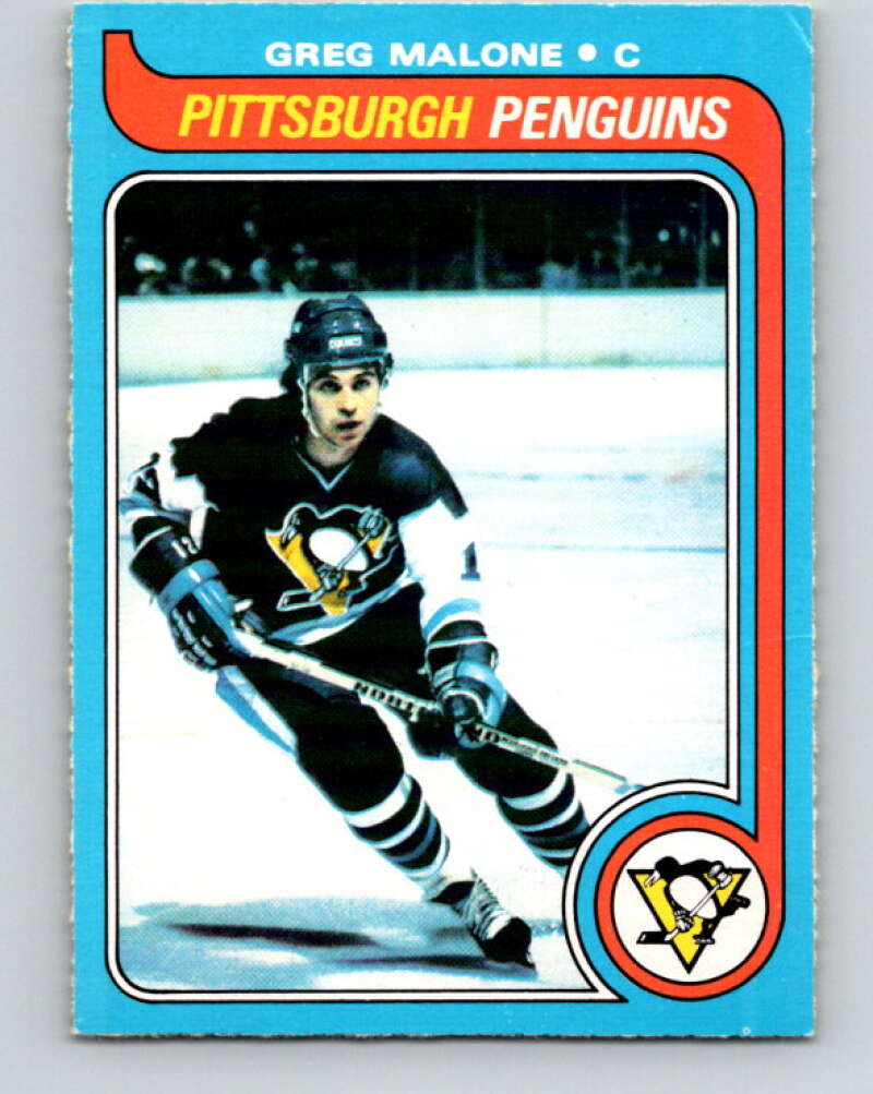 1979-80 O-Pee-Chee #9 Greg Malone  Pittsburgh Penguins  V16804
