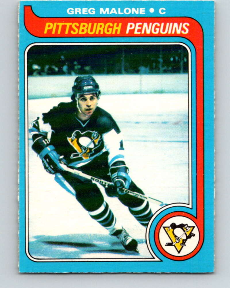 1979-80 O-Pee-Chee #9 Greg Malone  Pittsburgh Penguins  V16805