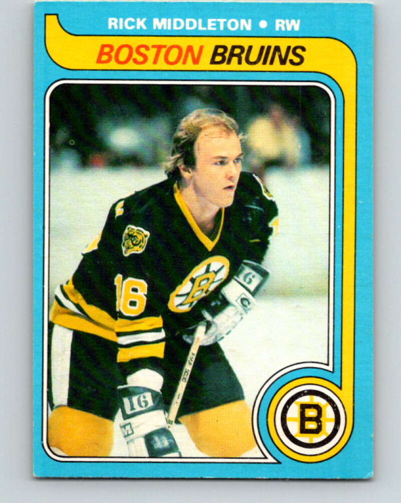 1979-80 O-Pee-Chee #10 Rick Middleton  Boston Bruins  V16808