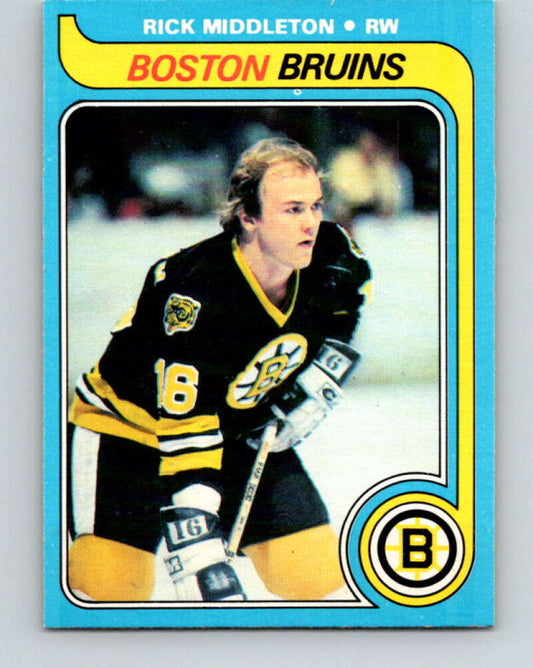 1979-80 O-Pee-Chee #10 Rick Middleton  Boston Bruins  V16809