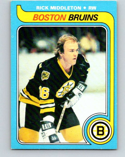 1979-80 O-Pee-Chee #10 Rick Middleton  Boston Bruins  V16811