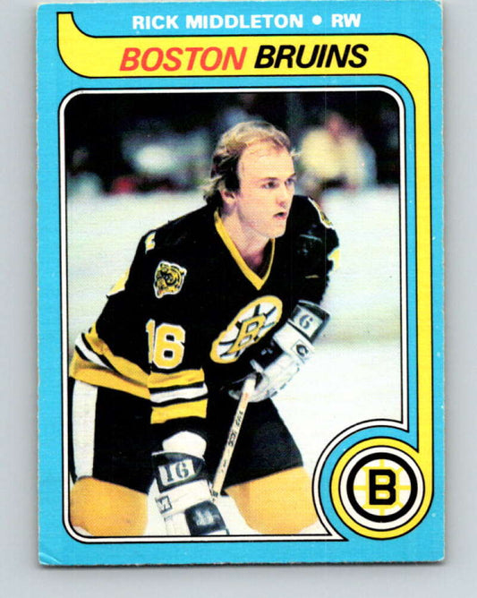 1979-80 O-Pee-Chee #10 Rick Middleton  Boston Bruins  V16815