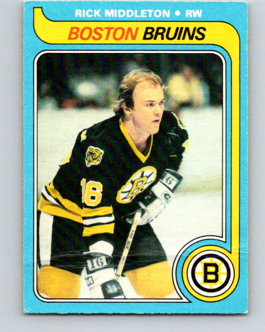 1979-80 O-Pee-Chee #10 Rick Middleton  Boston Bruins  V16817