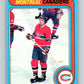 1979-80 O-Pee-Chee #13 Doug Risebrough  Montreal Canadiens  V16850