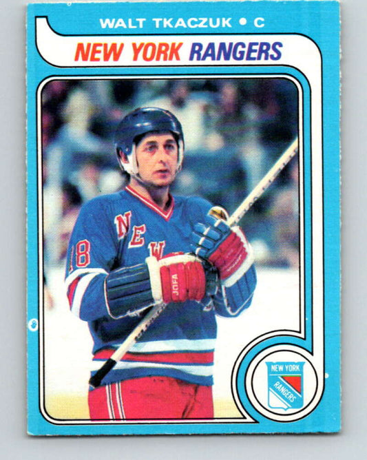 1979-80 O-Pee-Chee #15 Walt Tkaczuk  New York Rangers  V16873