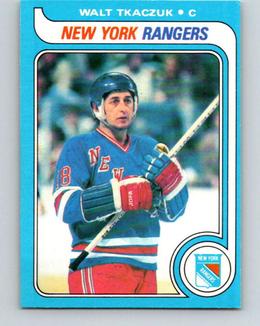 1979-80 O-Pee-Chee #15 Walt Tkaczuk  New York Rangers  V16876