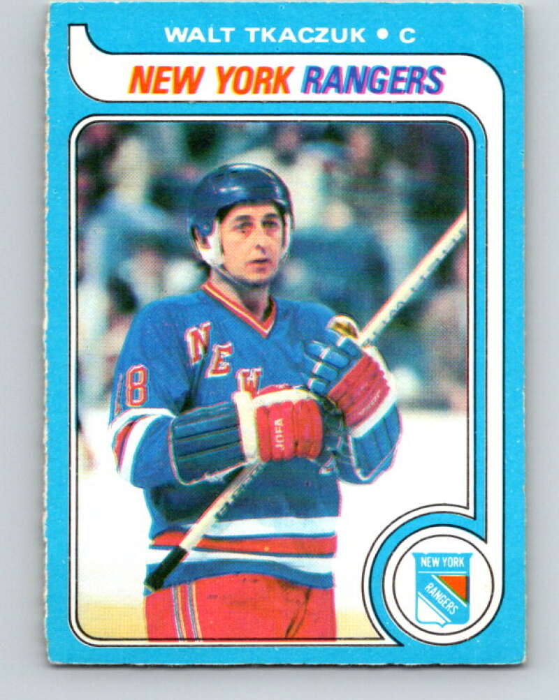 1979-80 O-Pee-Chee #15 Walt Tkaczuk  New York Rangers  V16877