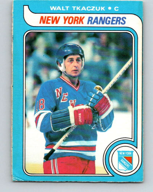 1979-80 O-Pee-Chee #15 Walt Tkaczuk  New York Rangers  V16882