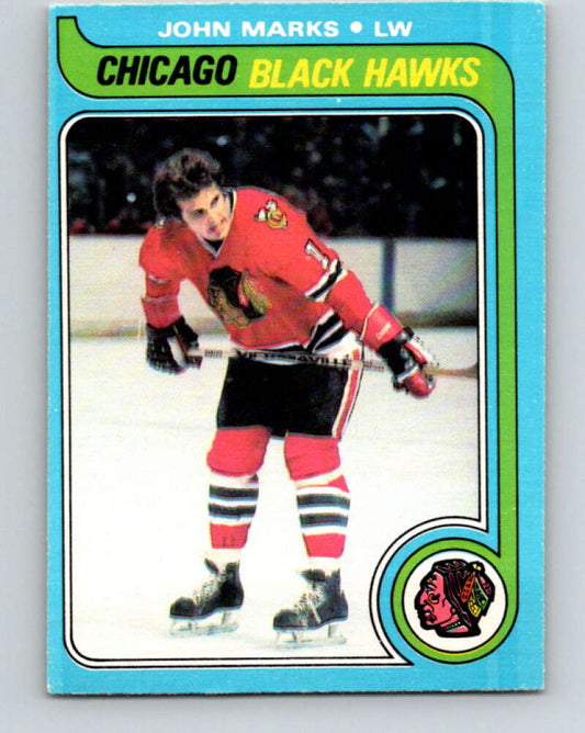 1979-80 O-Pee-Chee #16 John Marks  Chicago Blackhawks  V16886