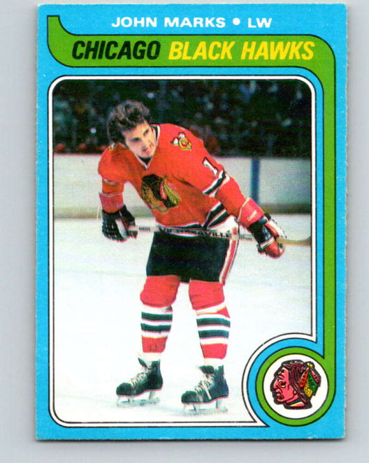 1979-80 O-Pee-Chee #16 John Marks  Chicago Blackhawks  V16888