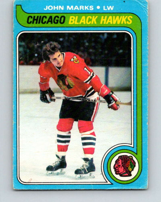 1979-80 O-Pee-Chee #16 John Marks  Chicago Blackhawks  V16889