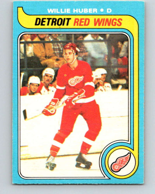 1979-80 O-Pee-Chee #17 Willie Huber  RC Rookie Detroit Red Wings  V16898