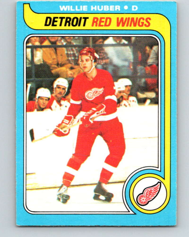 1979-80 O-Pee-Chee #17 Willie Huber  RC Rookie Detroit Red Wings  V16899