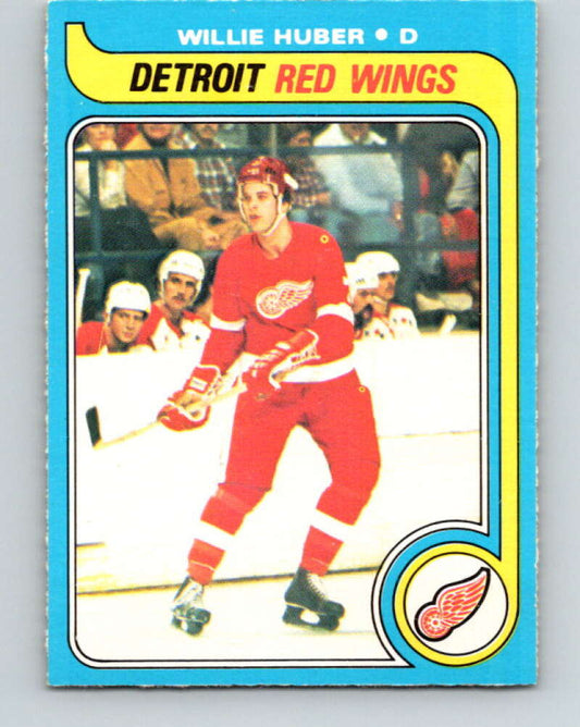 1979-80 O-Pee-Chee #17 Willie Huber  RC Rookie Detroit Red Wings  V16900