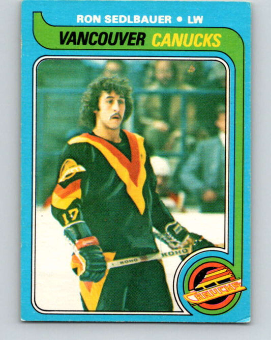 1979-80 O-Pee-Chee #19 Ron Sedlbauer  Vancouver Canucks  V16908