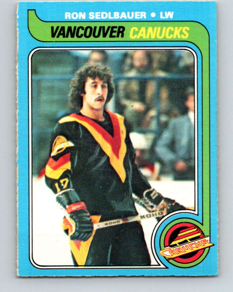 1979-80 O-Pee-Chee #19 Ron Sedlbauer  Vancouver Canucks  V16914