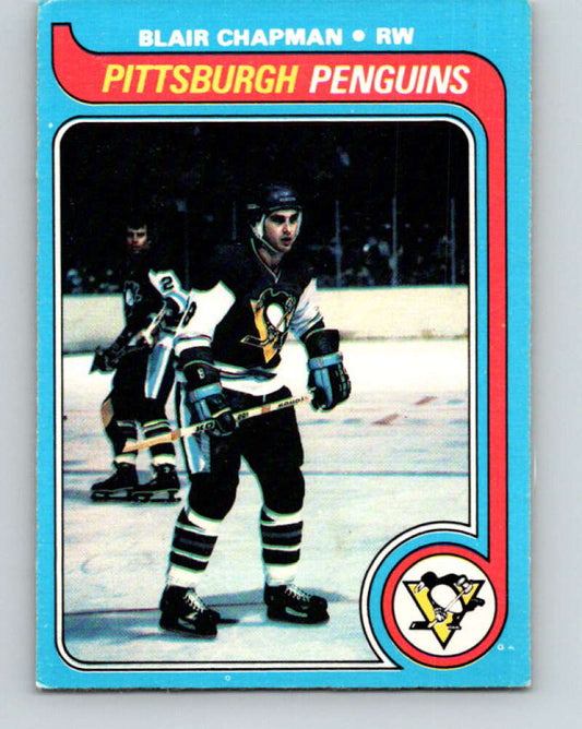 1979-80 O-Pee-Chee #21 Blair Chapman  Pittsburgh Penguins  V16929