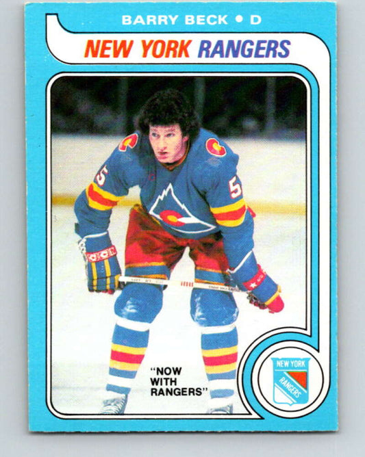 1979-80 O-Pee-Chee #35 Barry Beck  New York Rangers  V17056