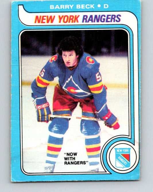 1979-80 O-Pee-Chee #35 Barry Beck  New York Rangers  V17057
