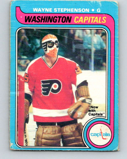 1979-80 O-Pee-Chee #38 Wayne Stephenson  Washington Capitals  V17088