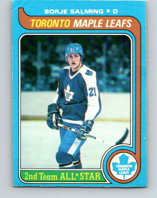 1979-80 O-Pee-Chee #40 Borje Salming AS  Toronto Maple Leafs  V17100