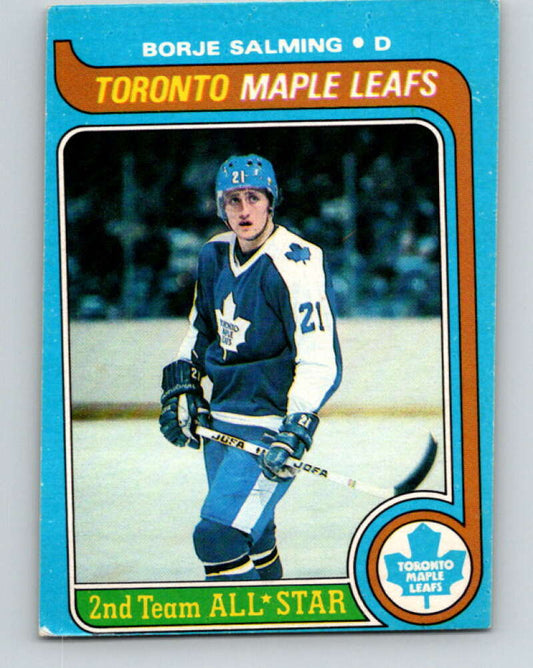 1979-80 O-Pee-Chee #40 Borje Salming AS  Toronto Maple Leafs  V17102