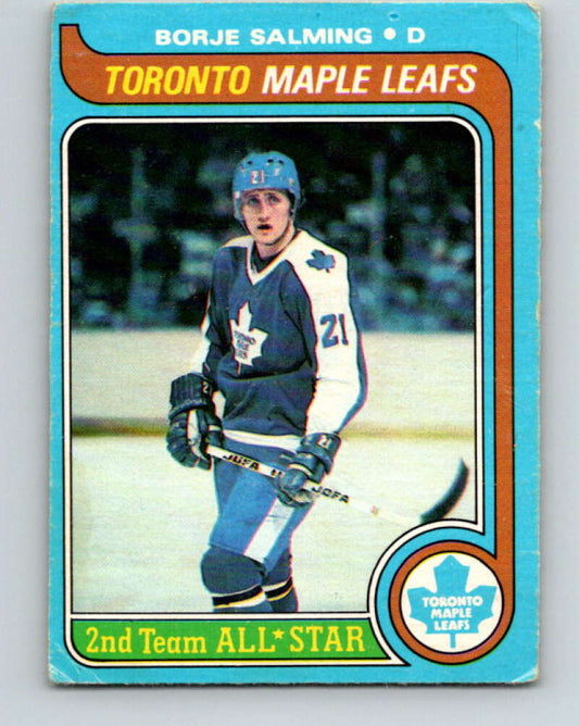 1979-80 O-Pee-Chee #40 Borje Salming AS  Toronto Maple Leafs  V17104