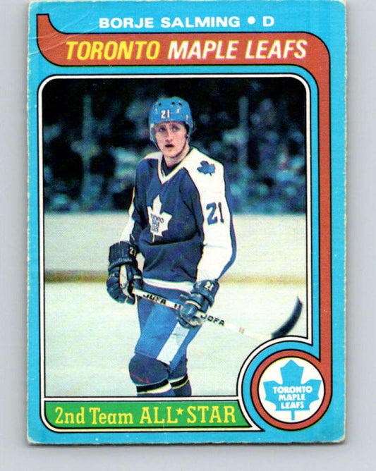 1979-80 O-Pee-Chee #40 Borje Salming AS  Toronto Maple Leafs  V17106