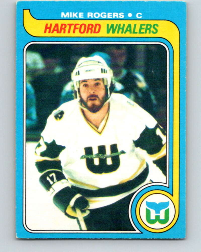 1979-80 O-Pee-Chee #43 Mike Rogers  Hartford Whalers  V17125