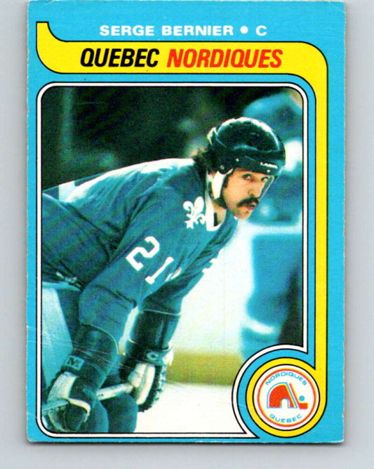 1979-80 O-Pee-Chee #47 Serge Bernier  Quebec Nordiques  V17172