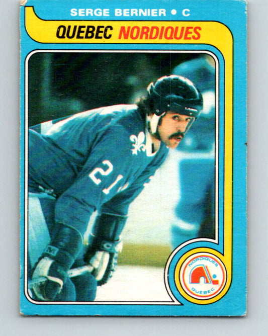 1979-80 O-Pee-Chee #47 Serge Bernier  Quebec Nordiques  V17176