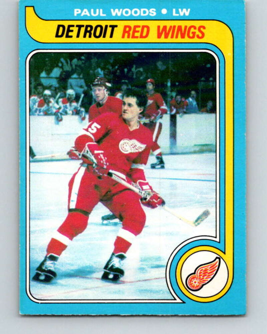1979-80 O-Pee-Chee #48 Paul Woods  Detroit Red Wings  V17178